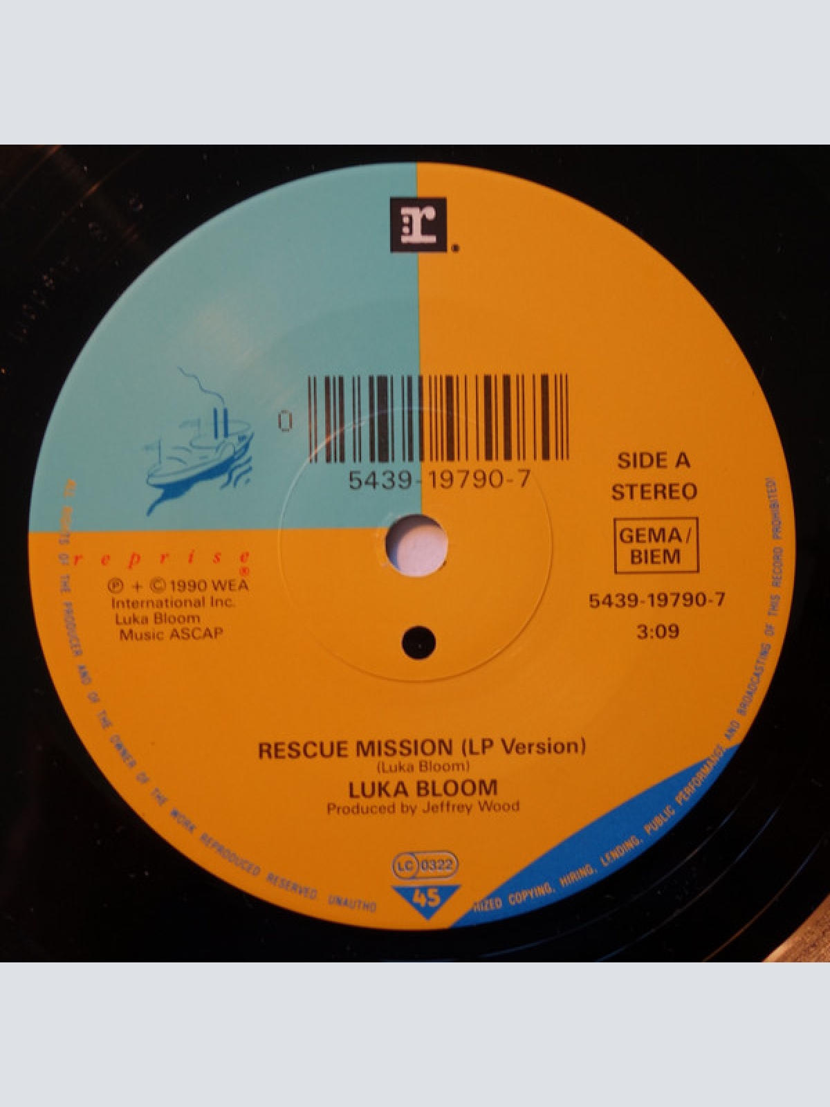 Vinyl / Luka Bloom - Rescue Mission