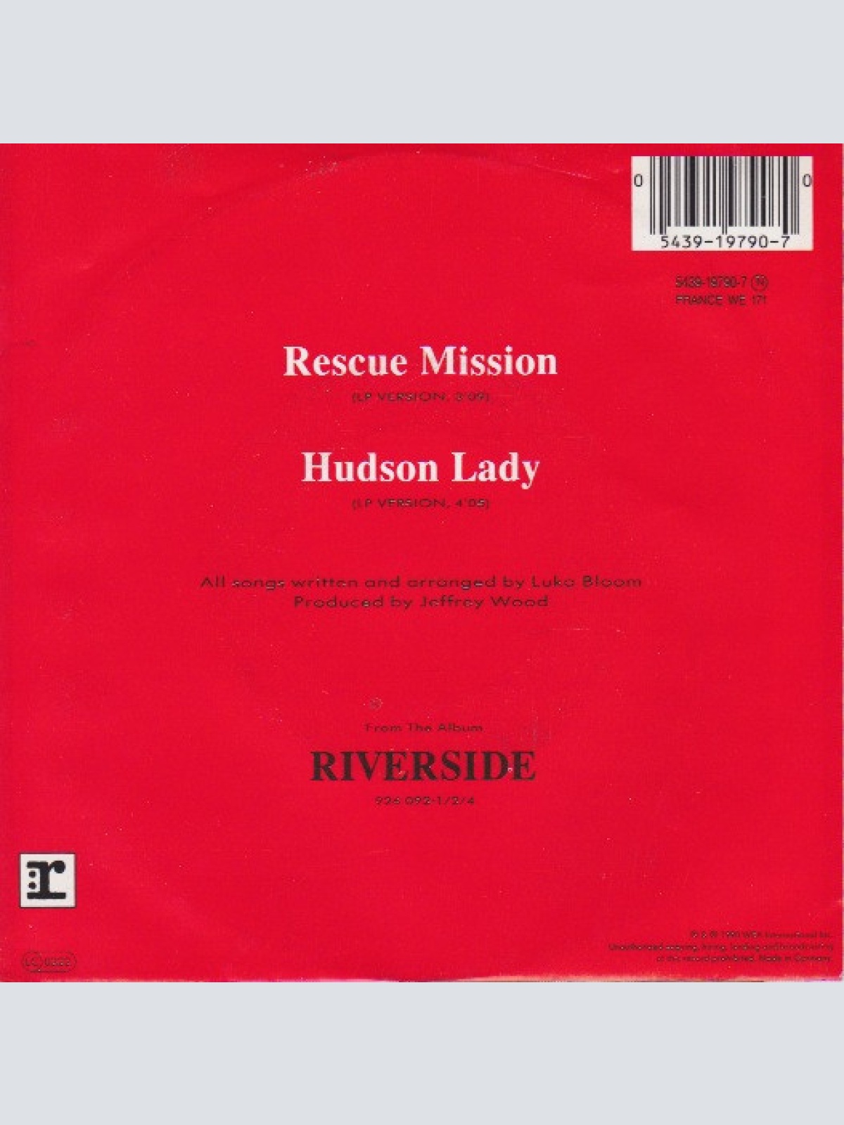 Vinyl / Luka Bloom - Rescue Mission
