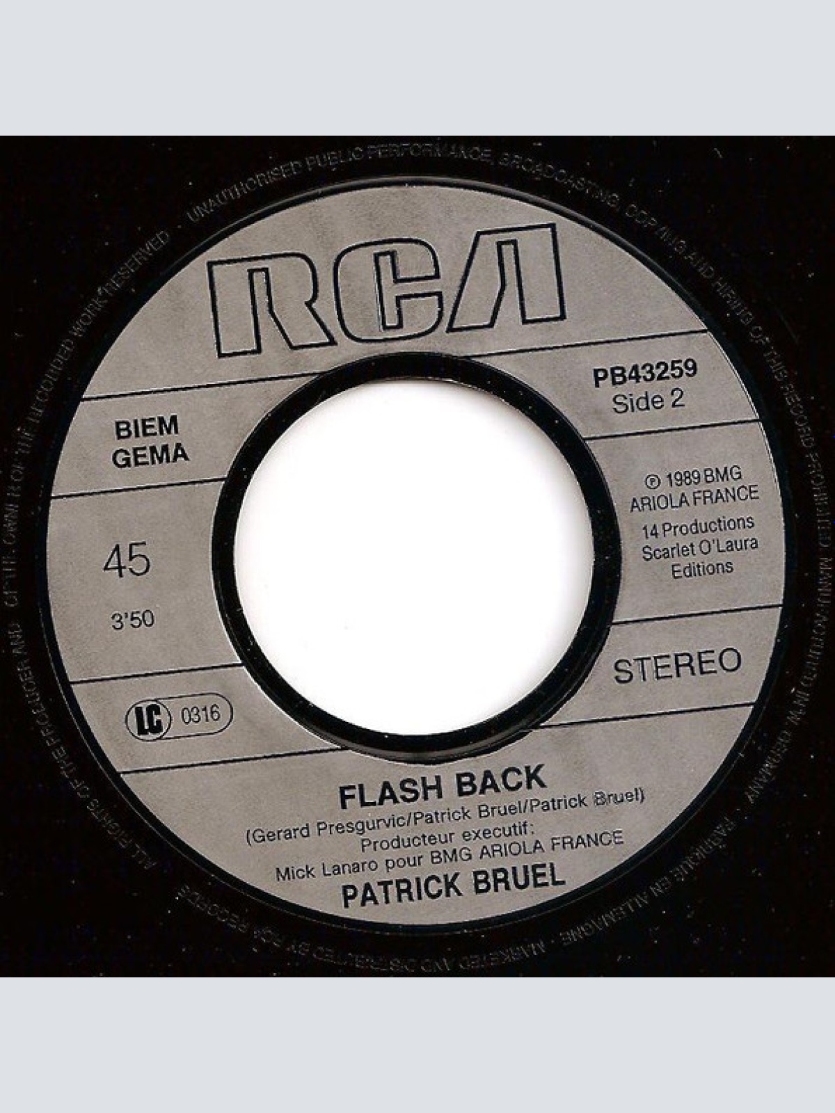 Vinyl / Patrick Bruel - Casser La Voix