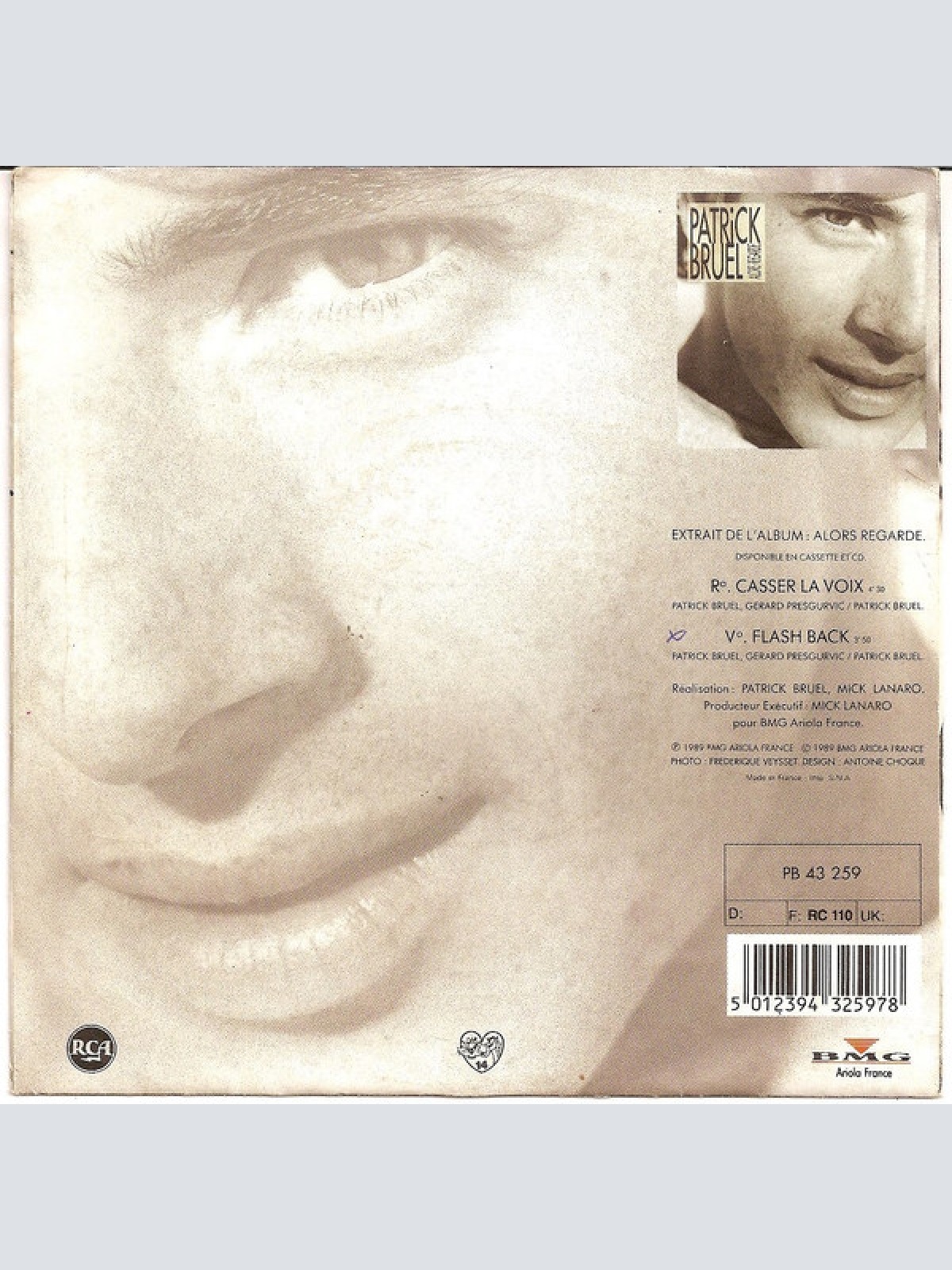 Vinyl / Patrick Bruel - Casser La Voix