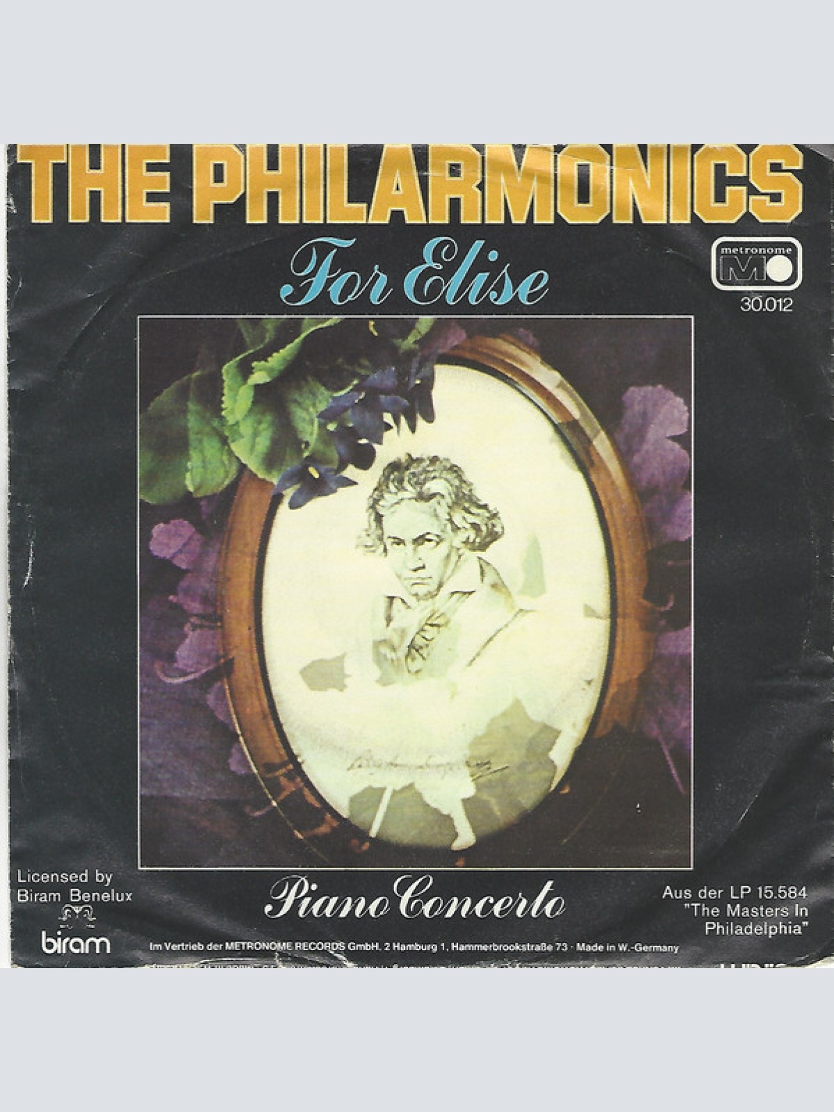 Vinyl / The Philarmonics - For Elise / Piano Concerto