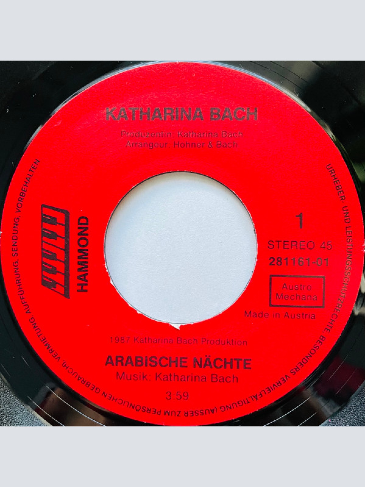 Vinyl / Katharina Bach - Arabische Nächte