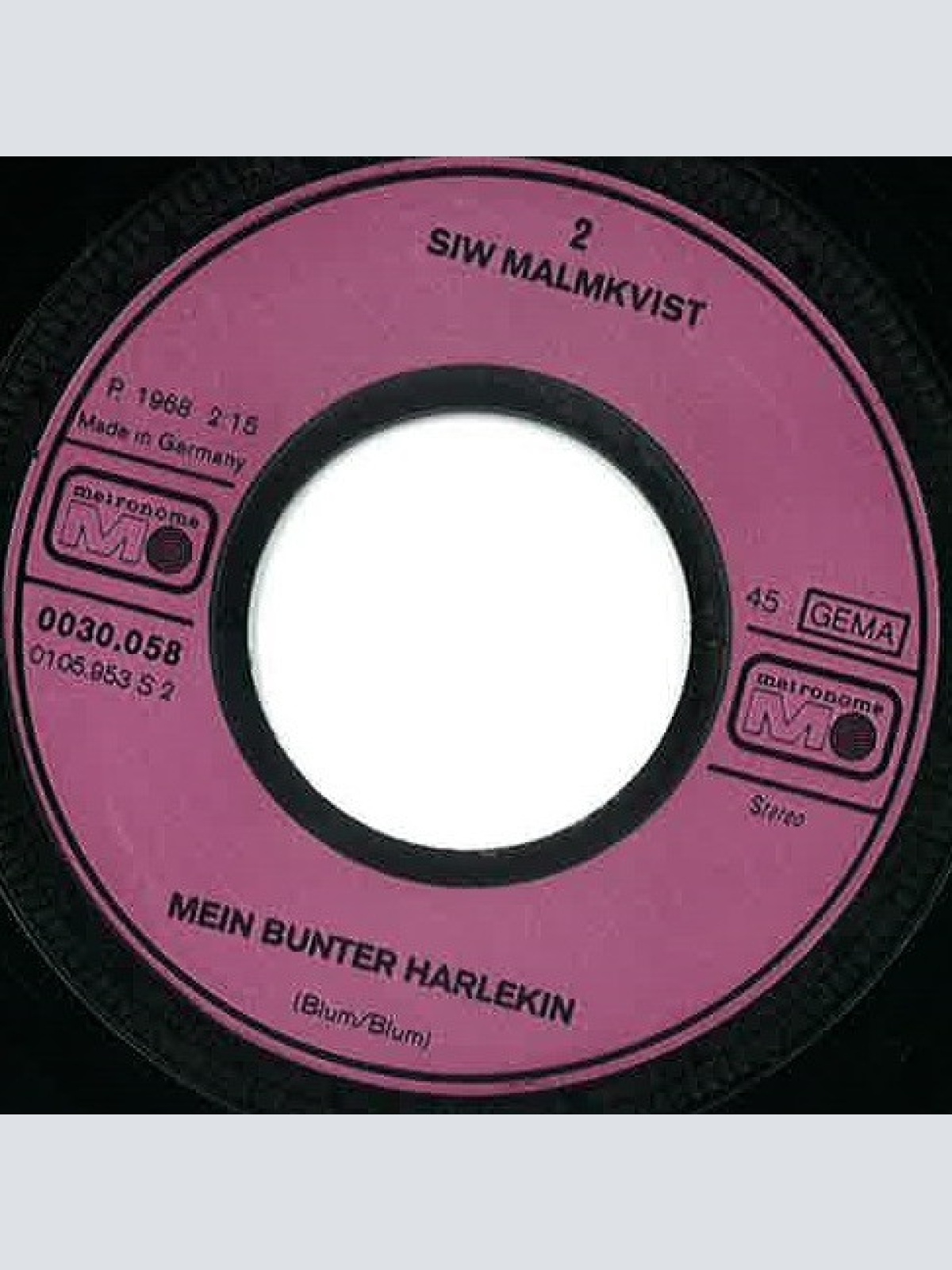 Vinyl / Siw Malmkvist - Liebeskummer Lohnt Sich Nicht