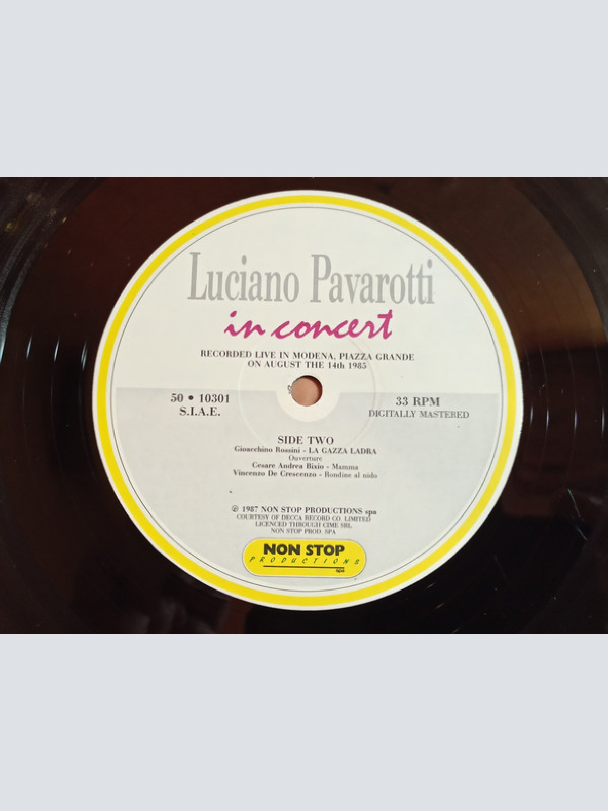 Vinyl / Luciano Pavarotti - Luciano Pavarotti In Concert