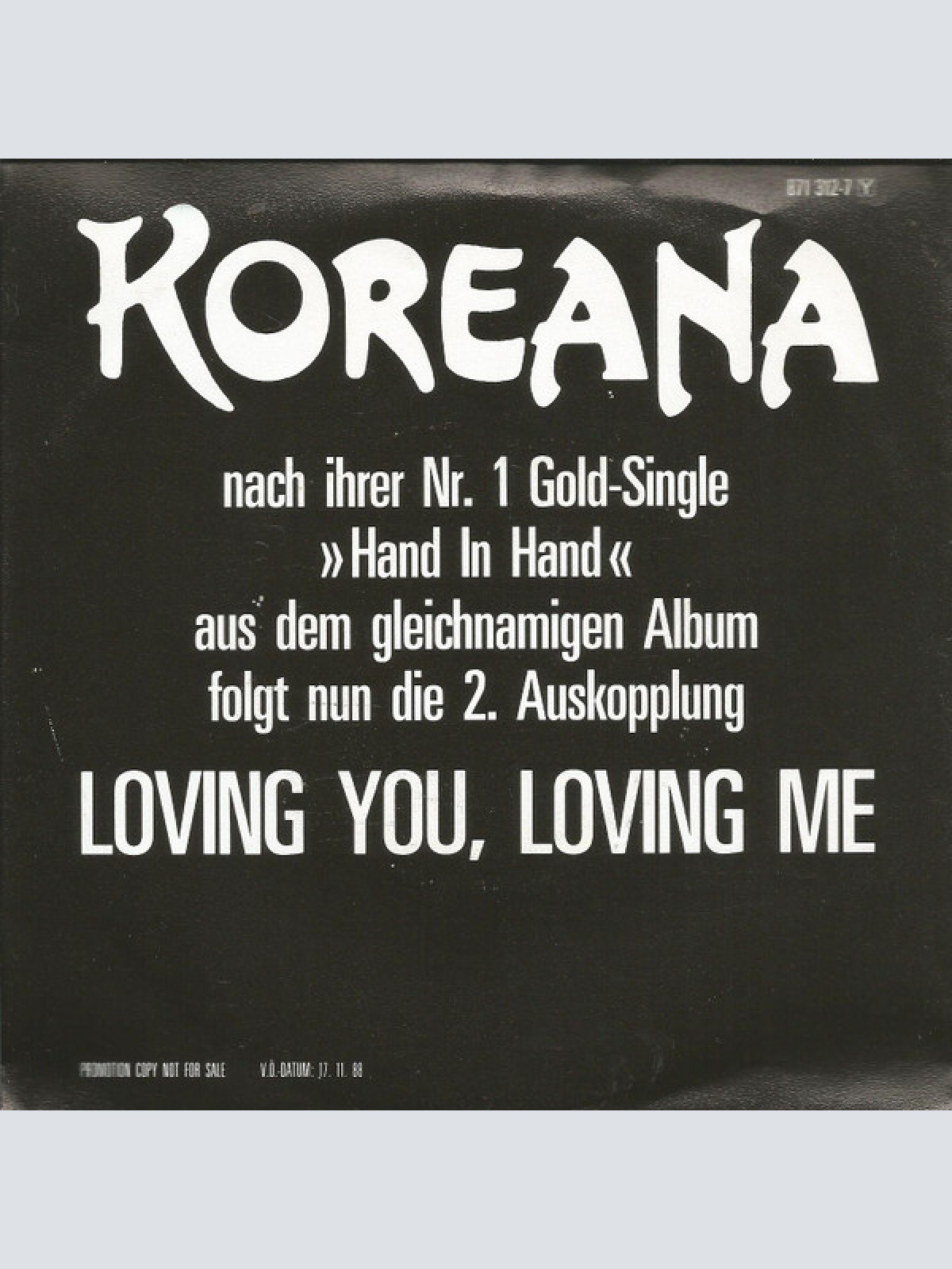 Vinyl / Koreana - Loving You, Loving Me