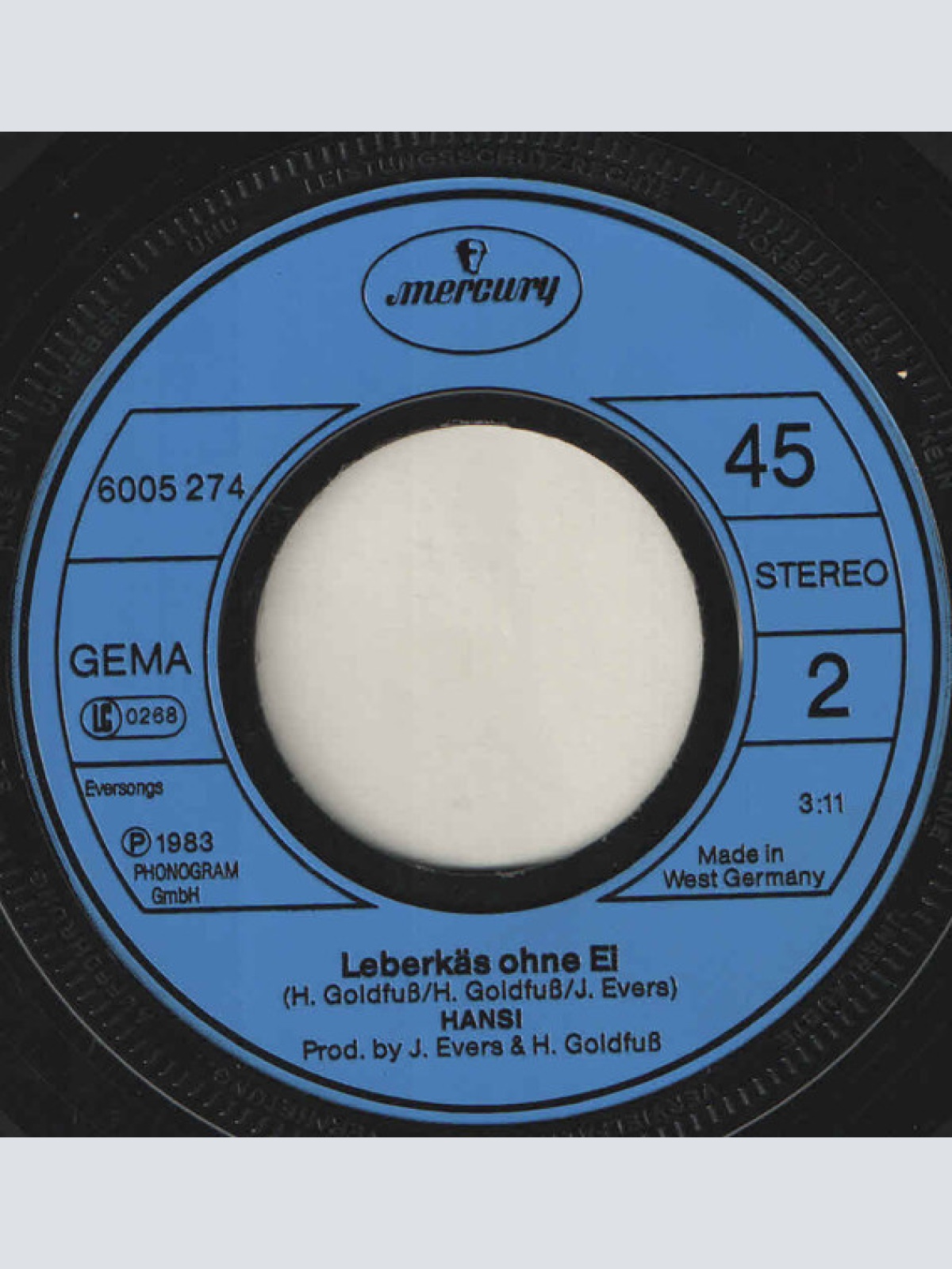 Vinyl / Hansi (4) - Leberkäs Mit Ei