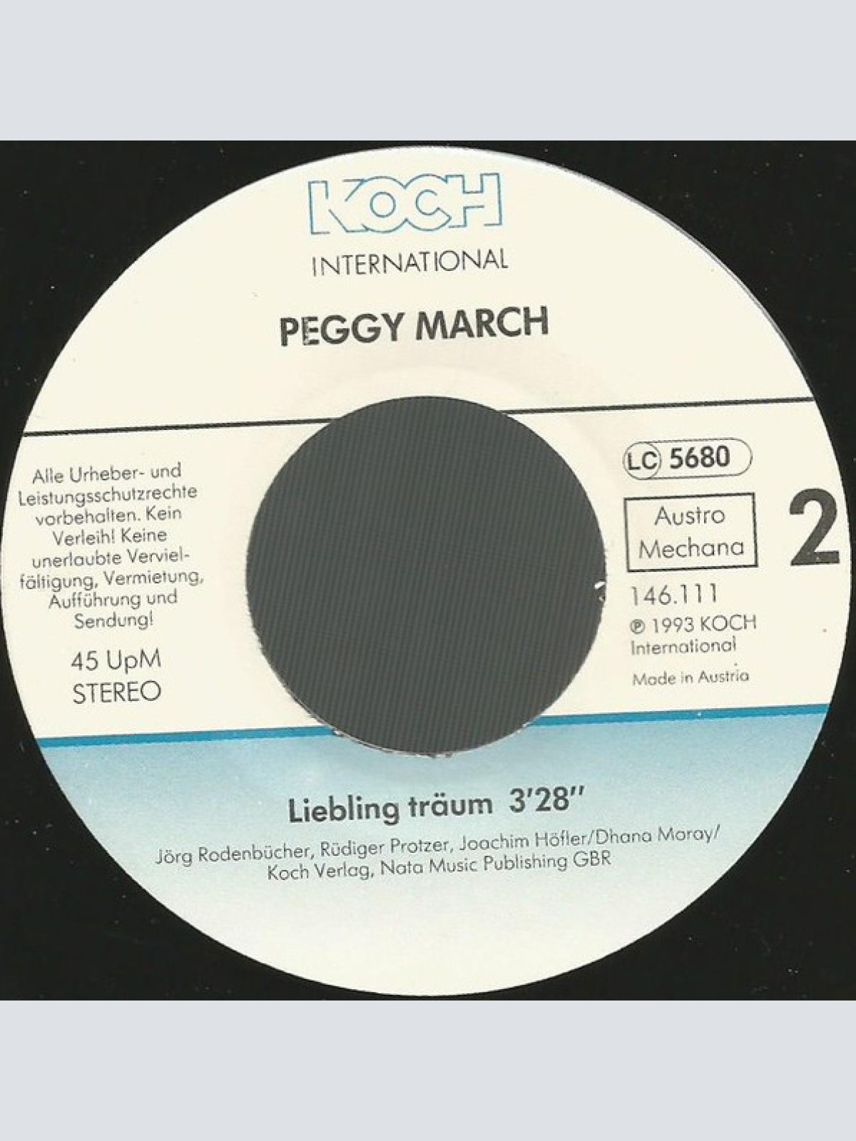 Vinyl / Peggy March - Küssen Ist Nicht Erlaubt