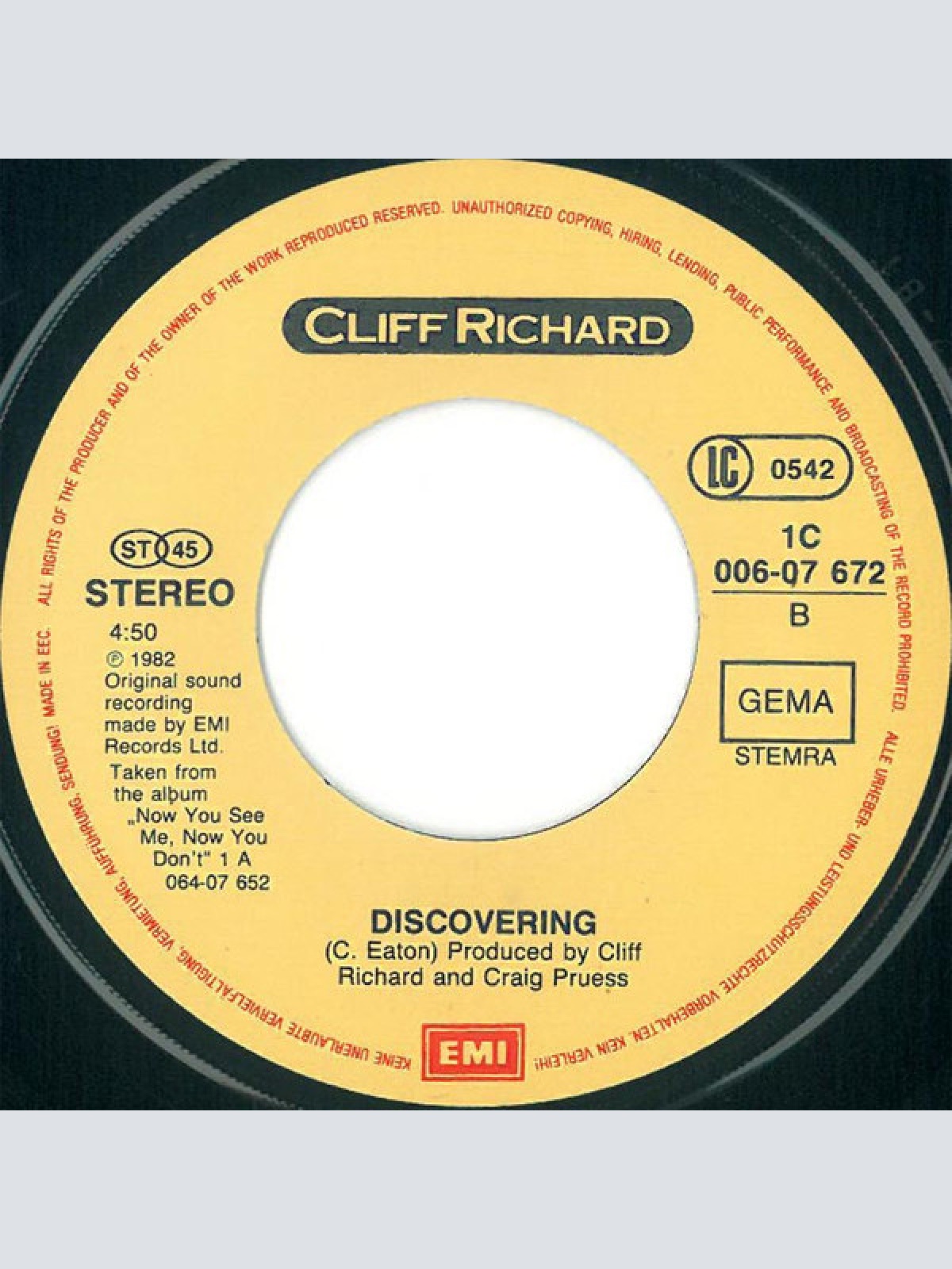 Vinyl / Cliff Richard - It Has To Be You, It Has To Be Me