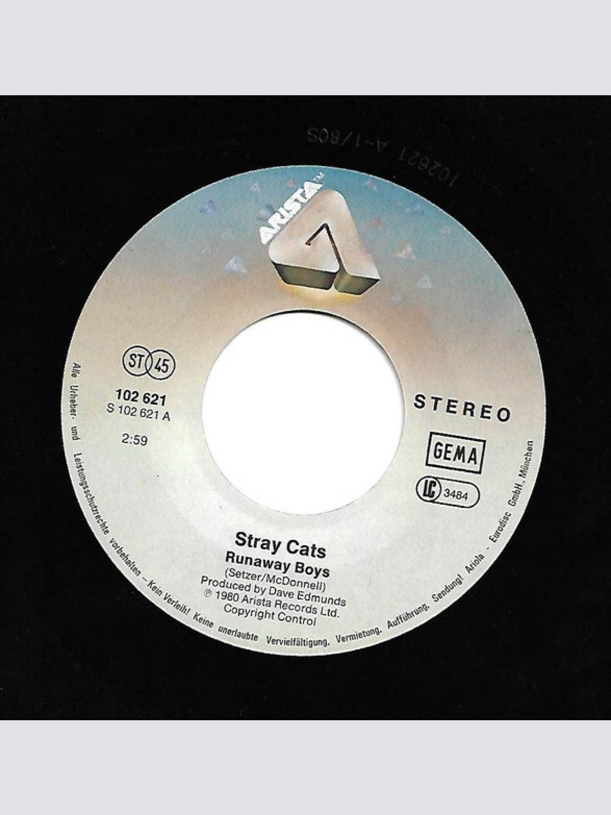 Vinyl / Stray Cats - Runaway Boys