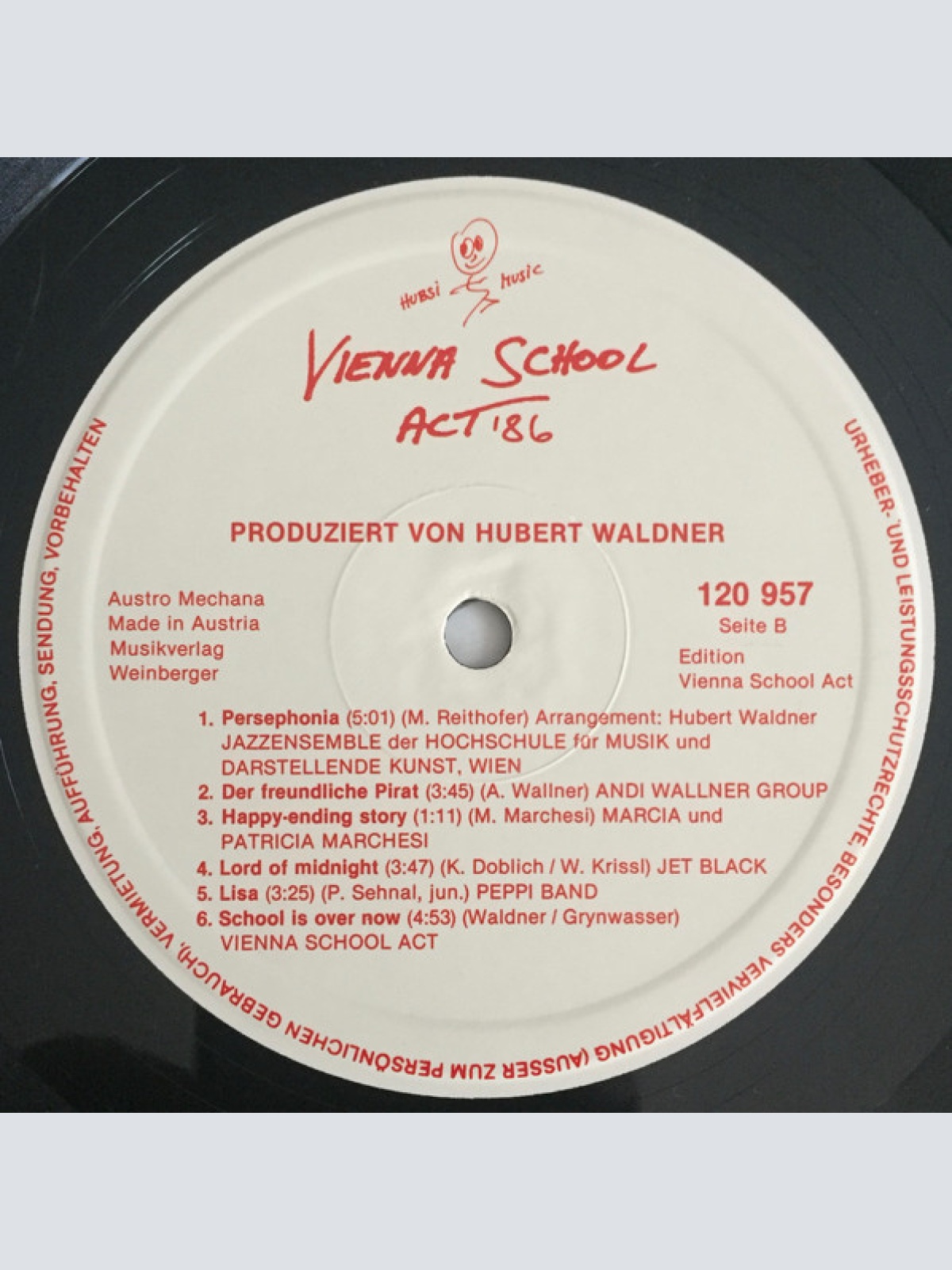 Vinyl / Various - Vienna School Act '86 - Live