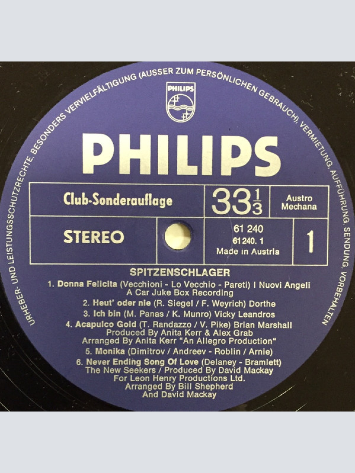 Vinyl / Various - Spitzen Schlager