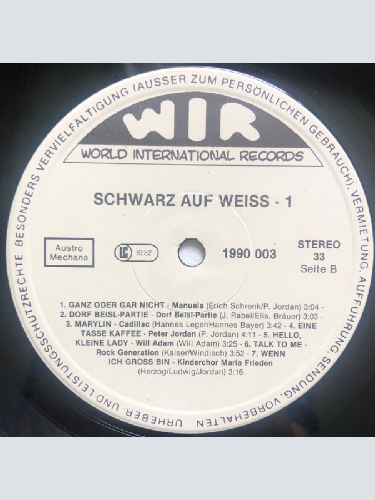 Vinyl / Various - Schwarz Auf Weiß - Folge 1