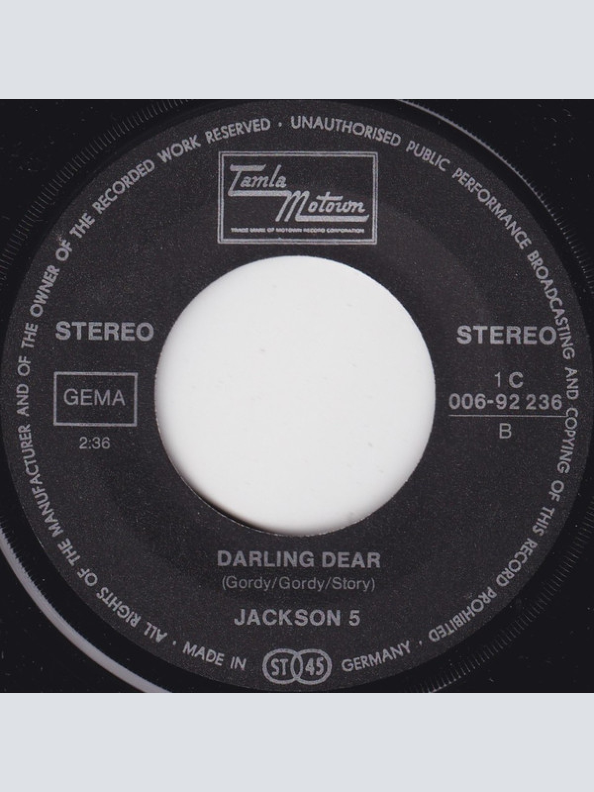 Vinyl / Jackson Five* - Mama's Pearl