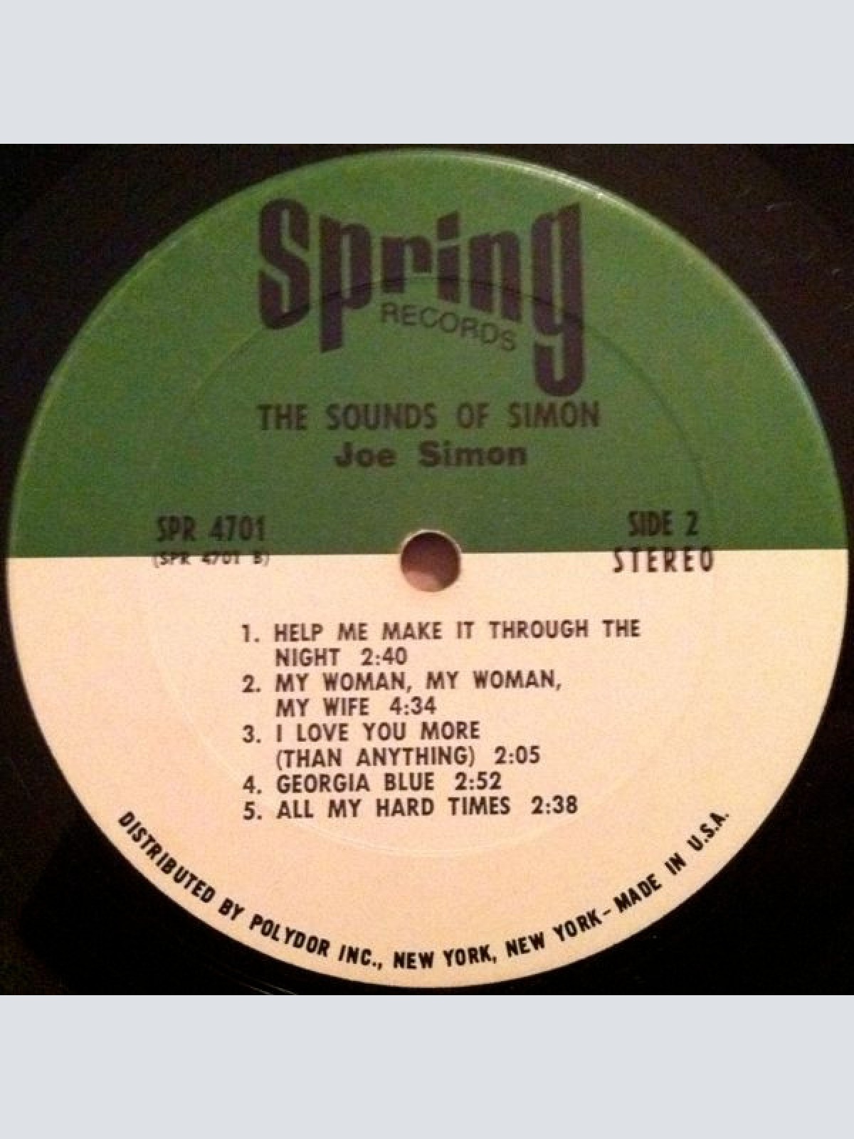 Vinyl / Joe Simon - The Sounds Of Simon