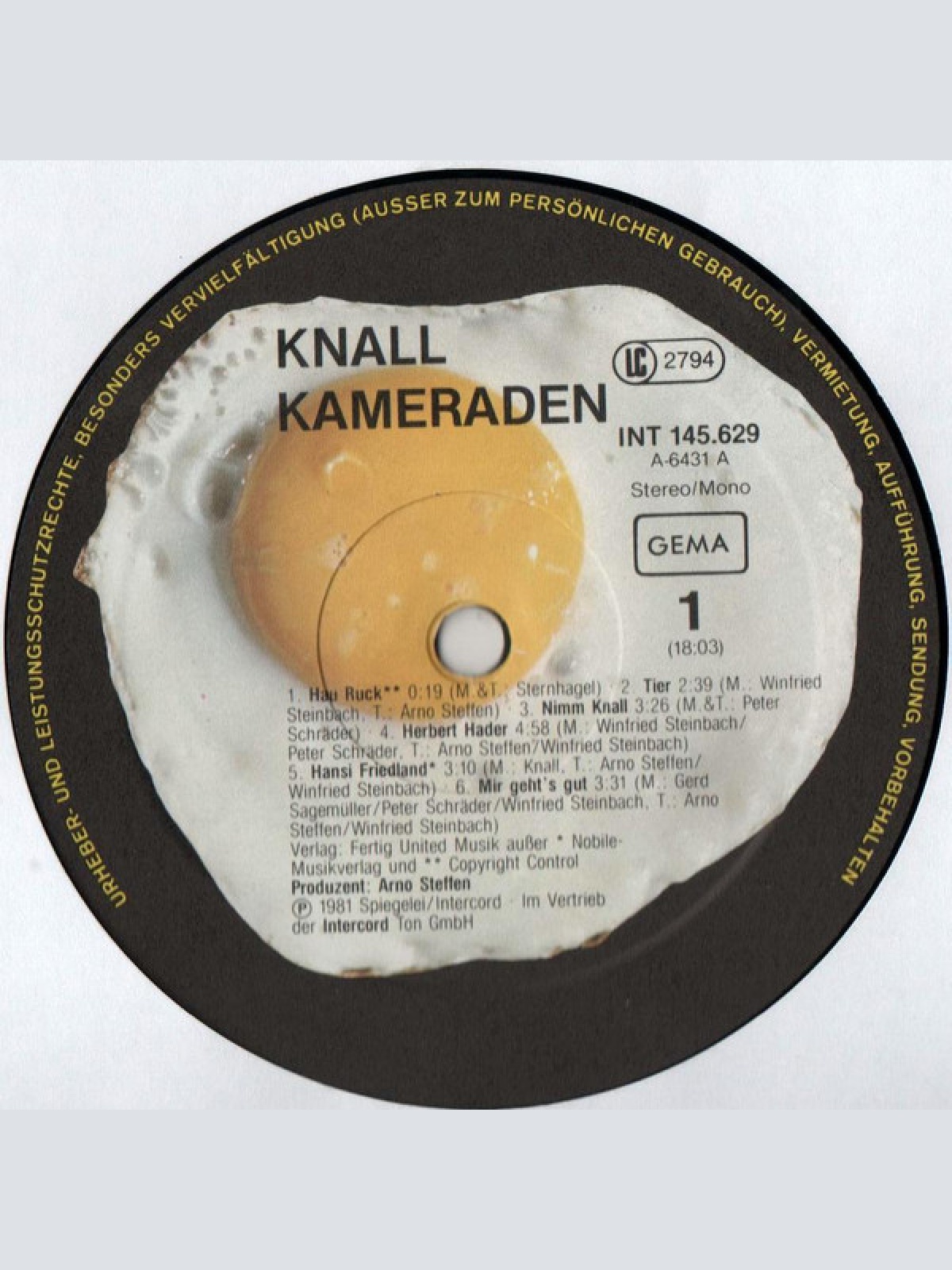 Vinyl / Knall (2) - Kameraden