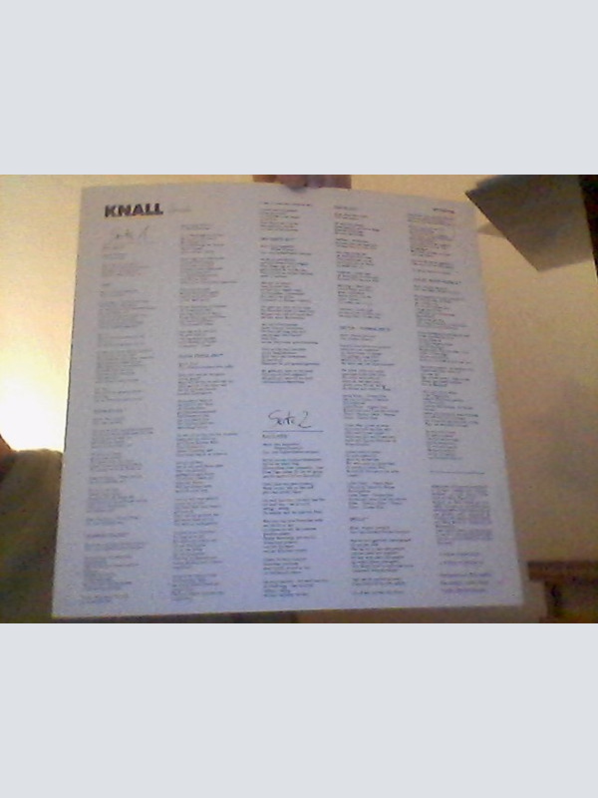 Vinyl / Knall (2) - Kameraden