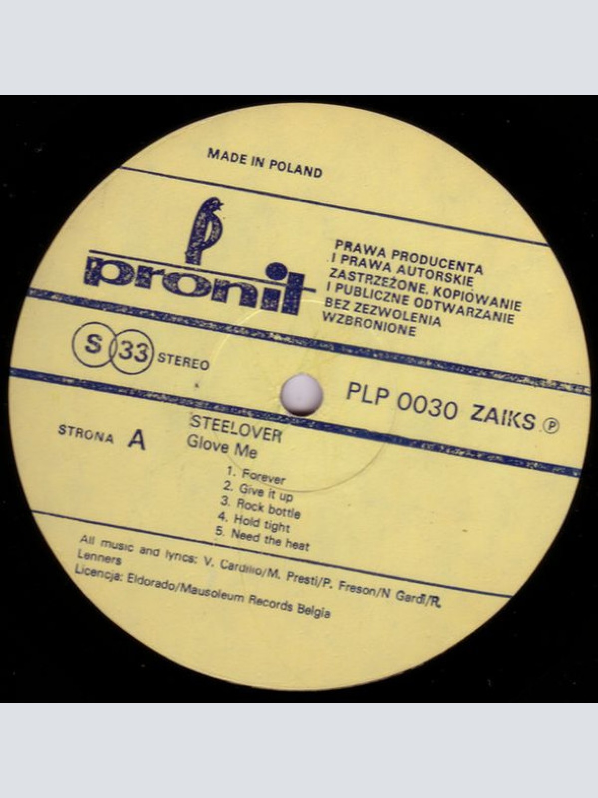 Vinyl / Steelover - Glove Me