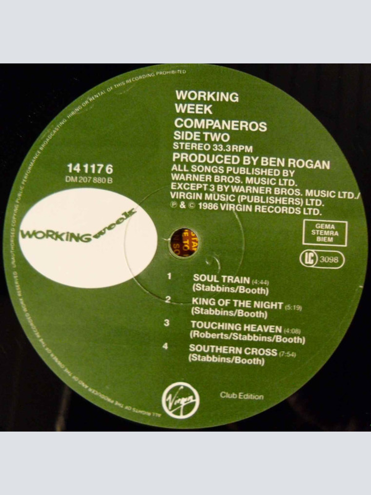 Vinyl / Working Week - Compañeros