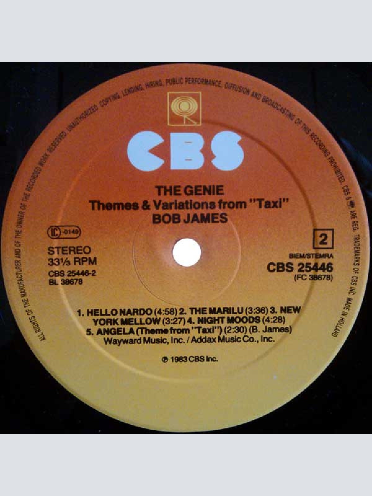 Vinyl / Bob James - The Genie - Themes & Variations From The TV Series "Taxi"
