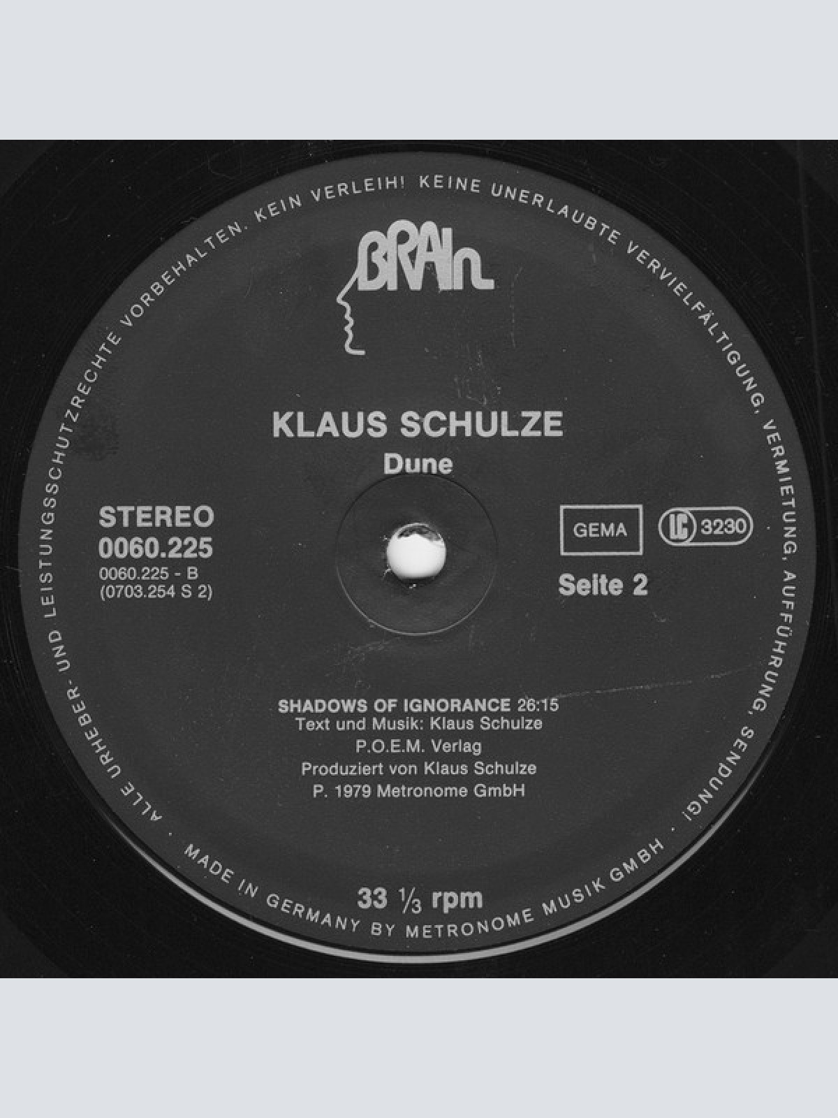 Vinyl / Klaus Schulze - Dune