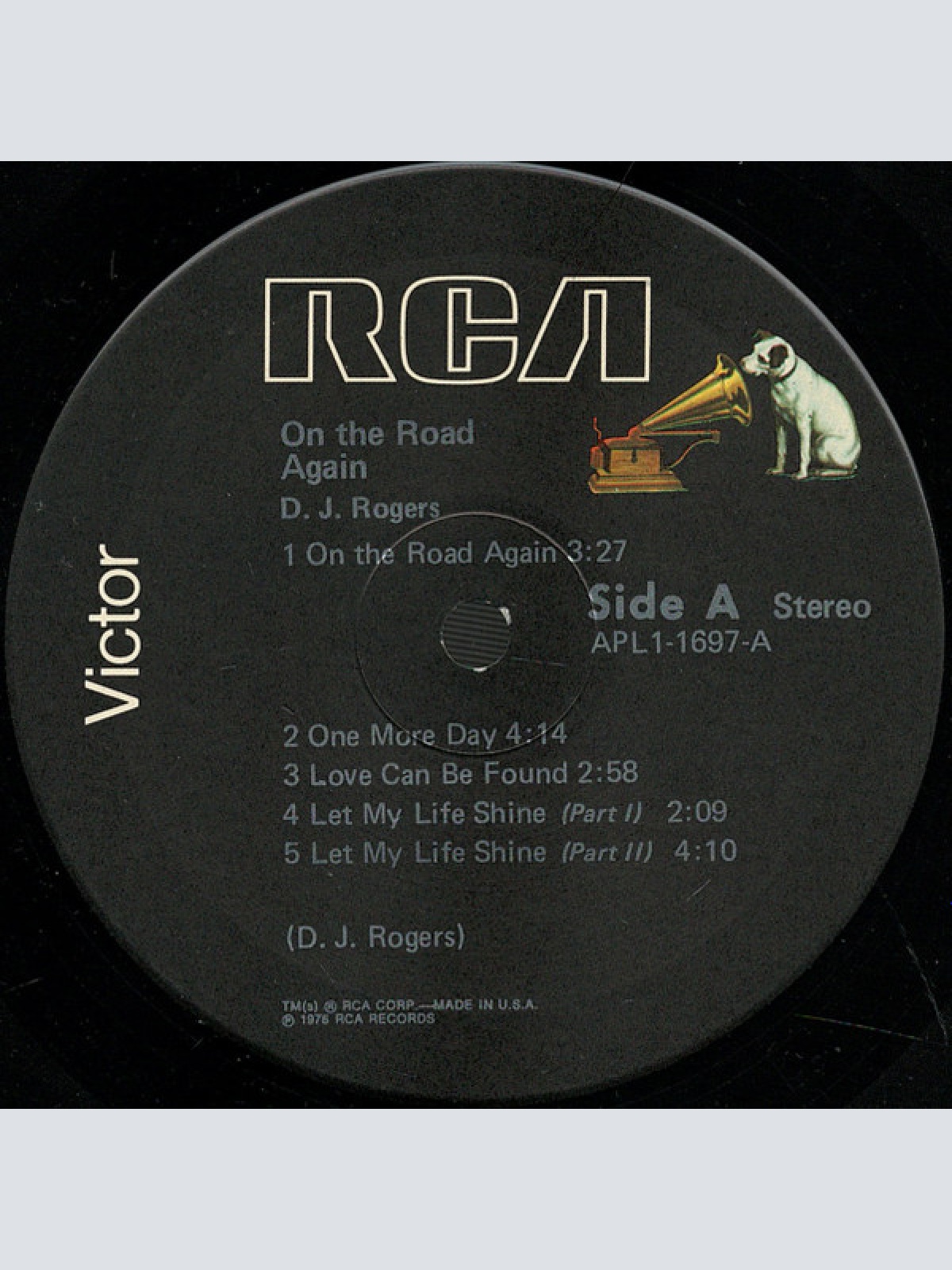 Vinyl / D. J. Rogers - On The Road Again