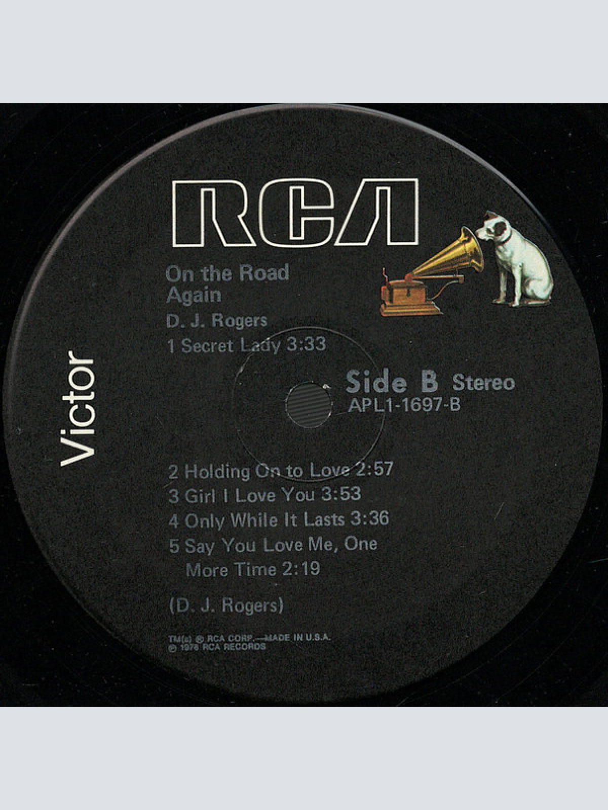 Vinyl / D. J. Rogers - On The Road Again