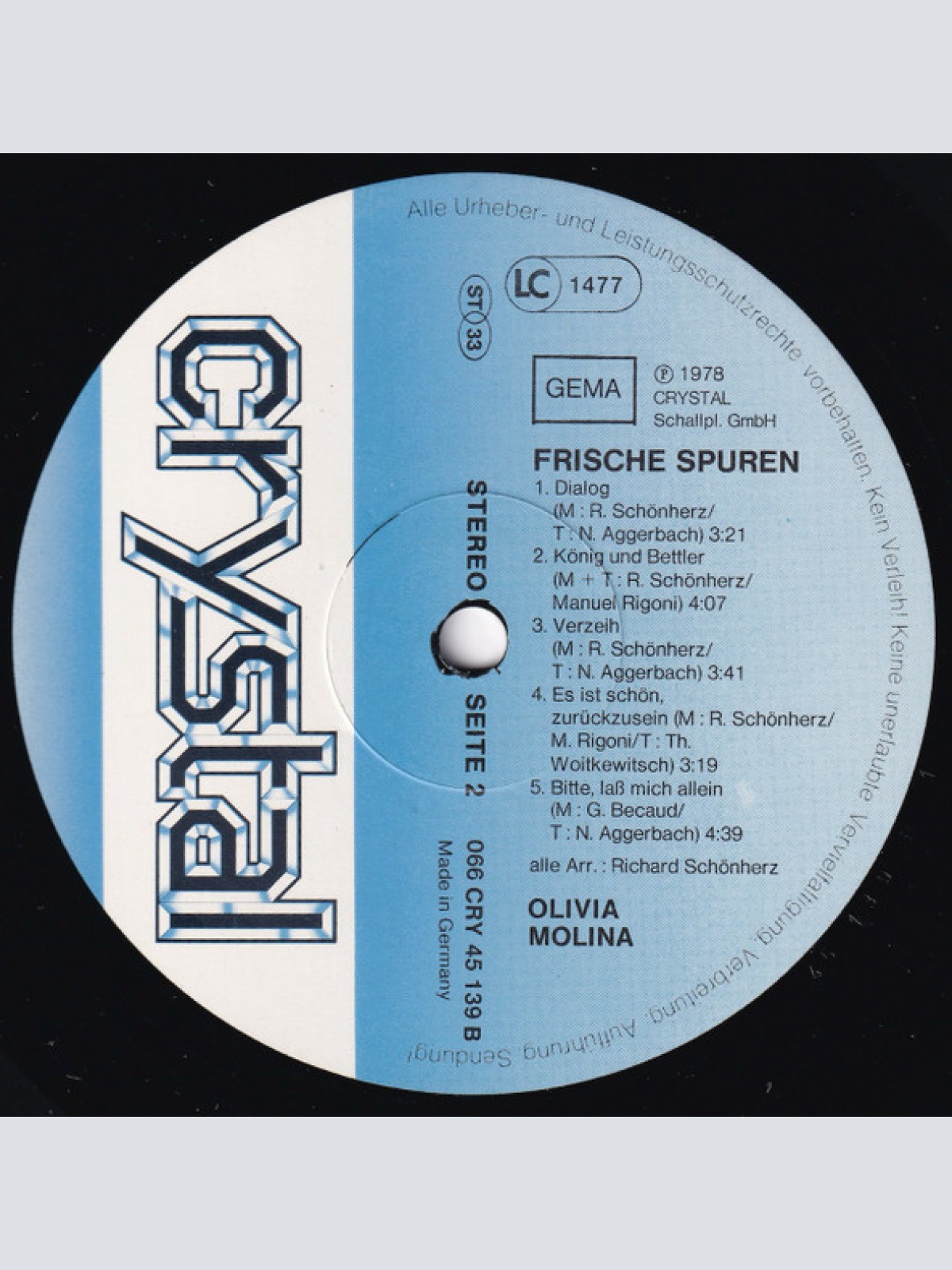 Vinyl / Olivia Molina - Frische Spuren