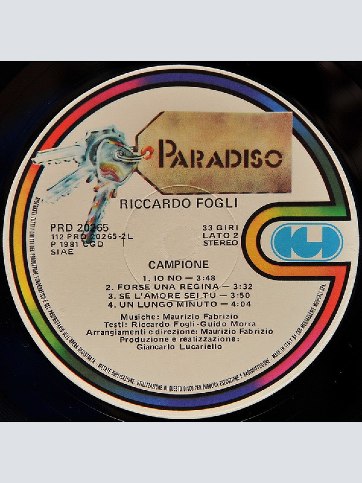 Vinyl / Riccardo Fogli - Campione