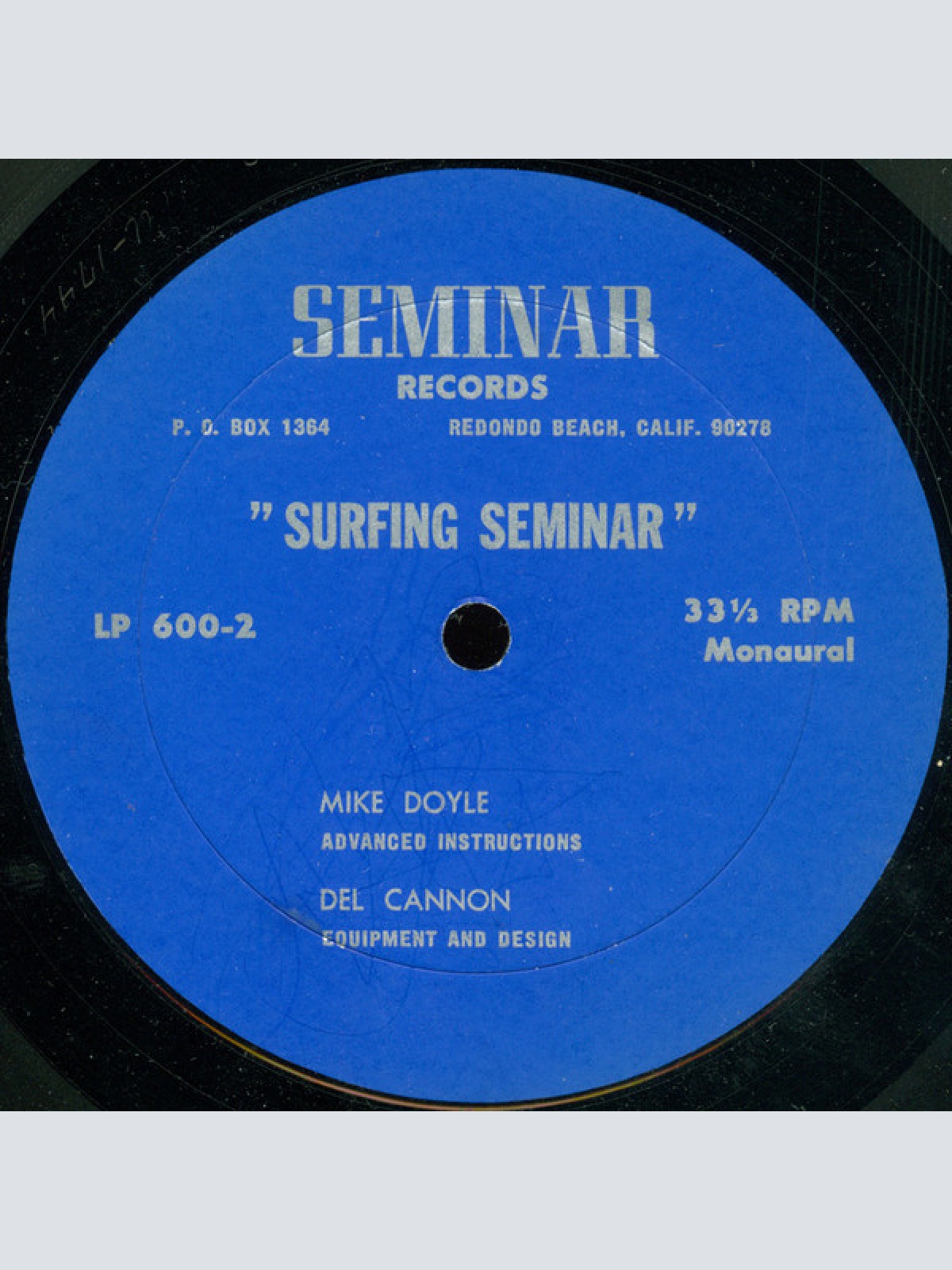 Vinyl / Various - Surfing Seminar - A Collectors' Item