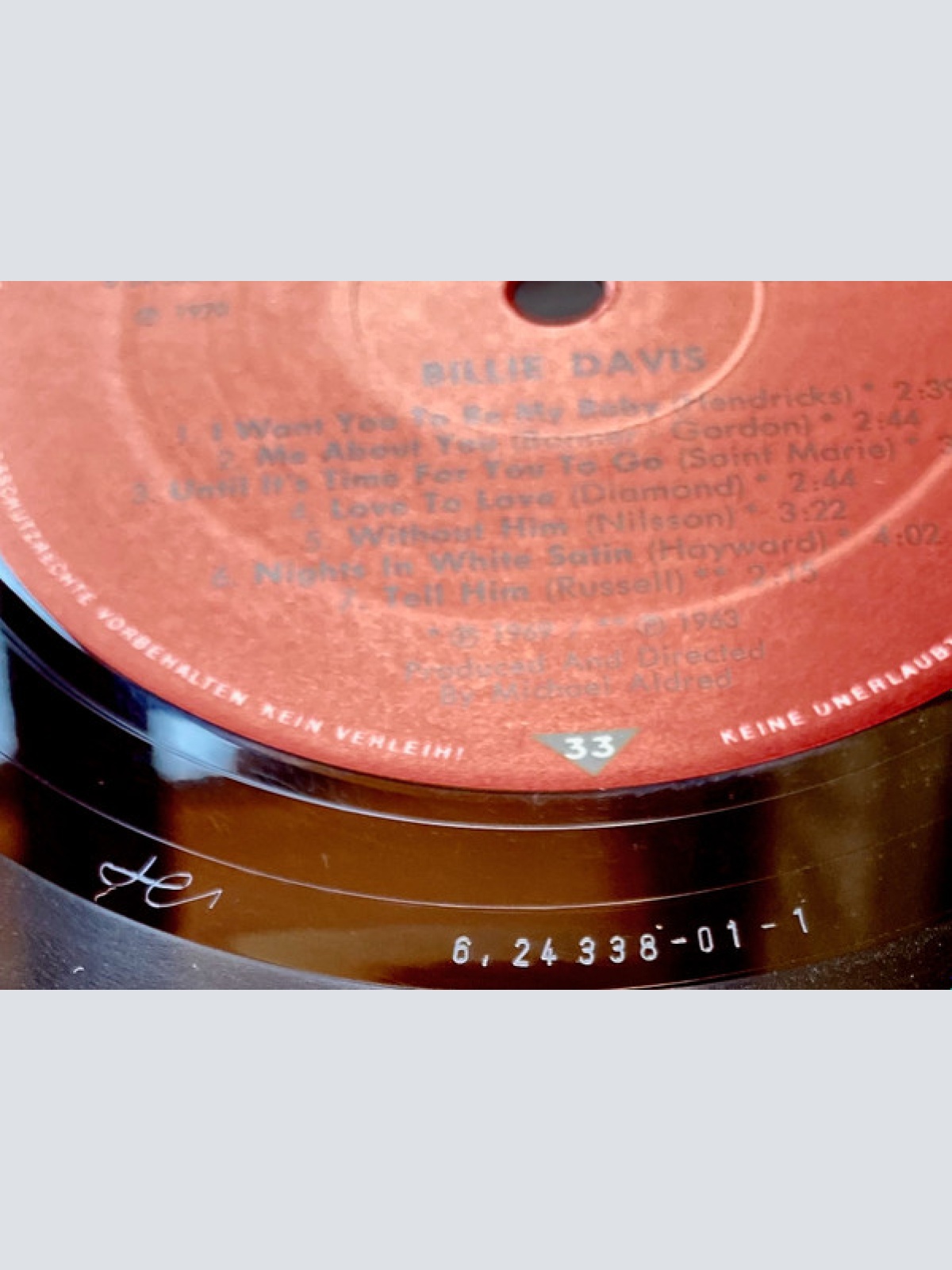 Vinyl / Billie Davis - Billie Davis