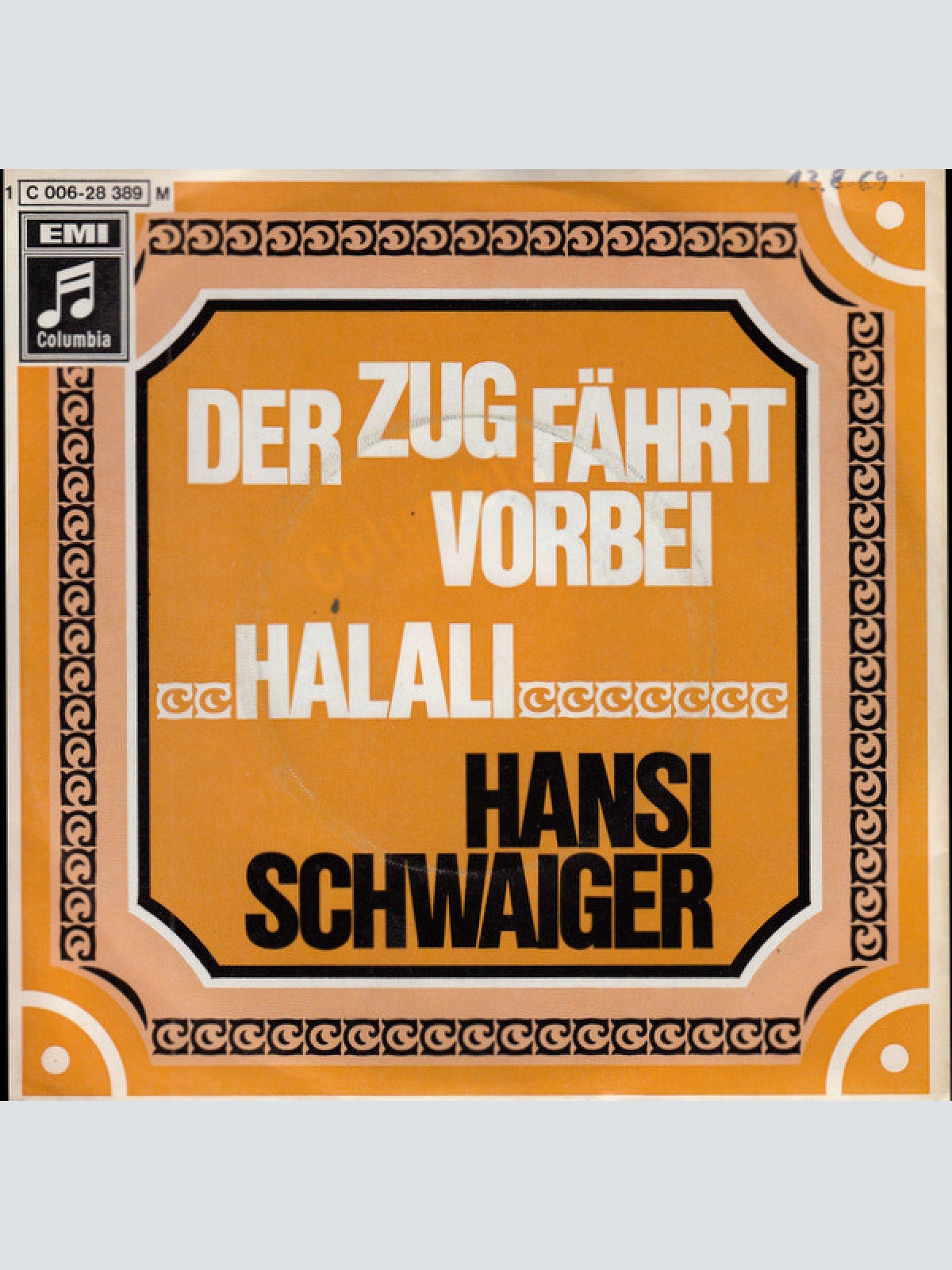Vinyl / Hansi Schwaiger - Der Zug Fährt Vorbei