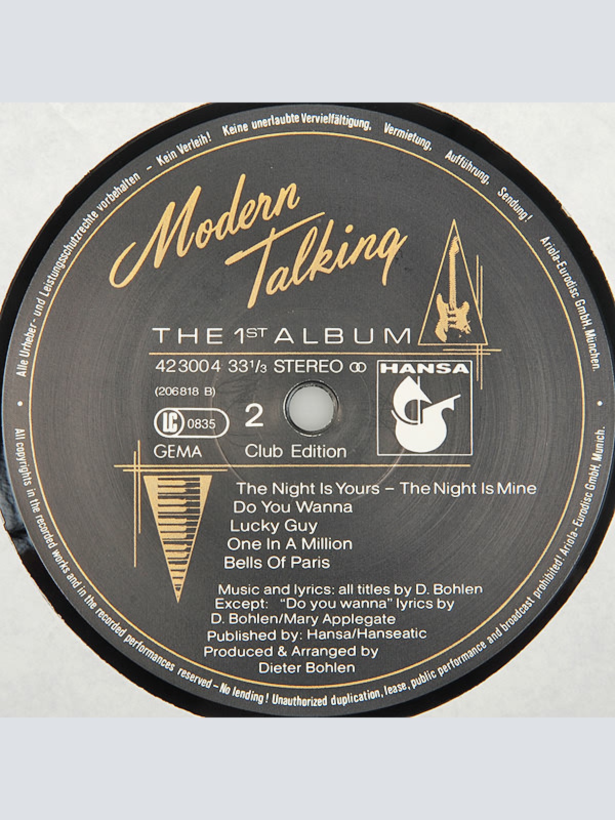 Vinyl / Modern Talking - The 1st Album