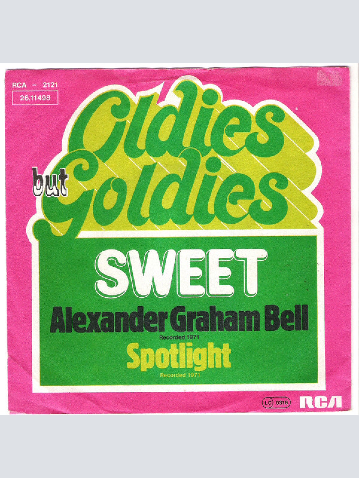 Vinyl / The Sweet - Alexander Graham Bell