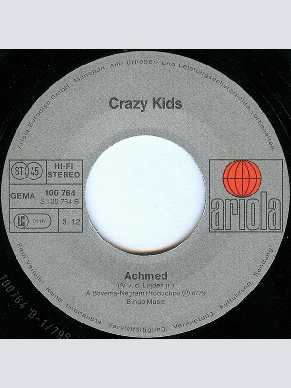 Vinyl / Crazy Kids - House Music