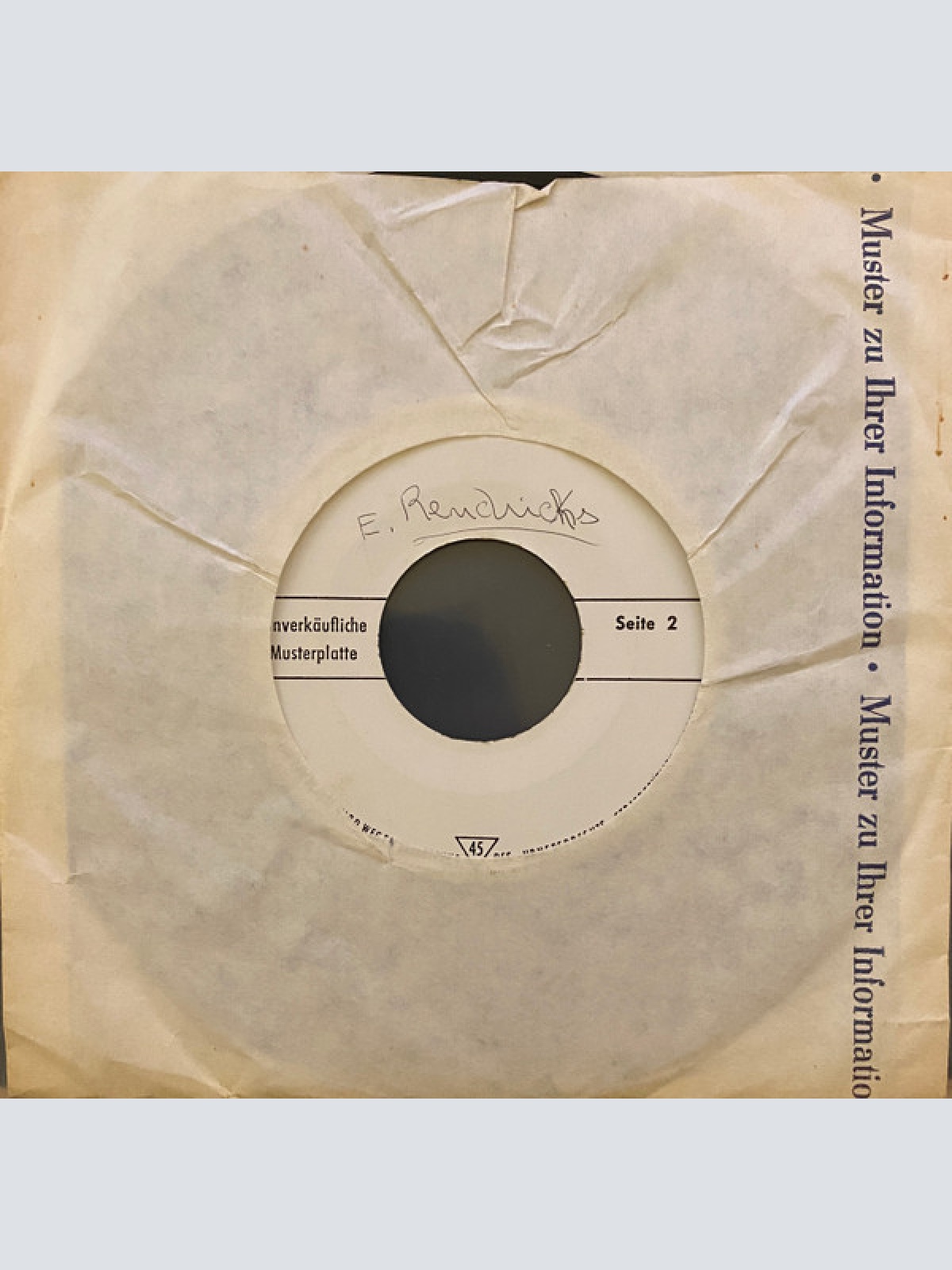 Vinyl / E. Kendricks* - Get The Cream Off The Top