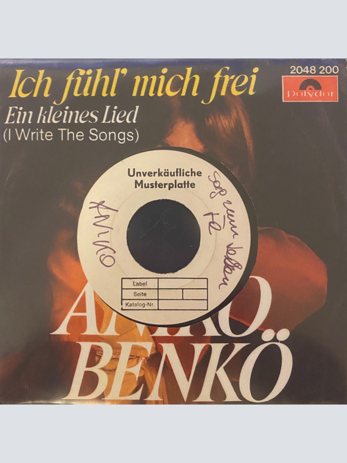 Vinyl / Aniko Benkö - Ein Kleines Lied