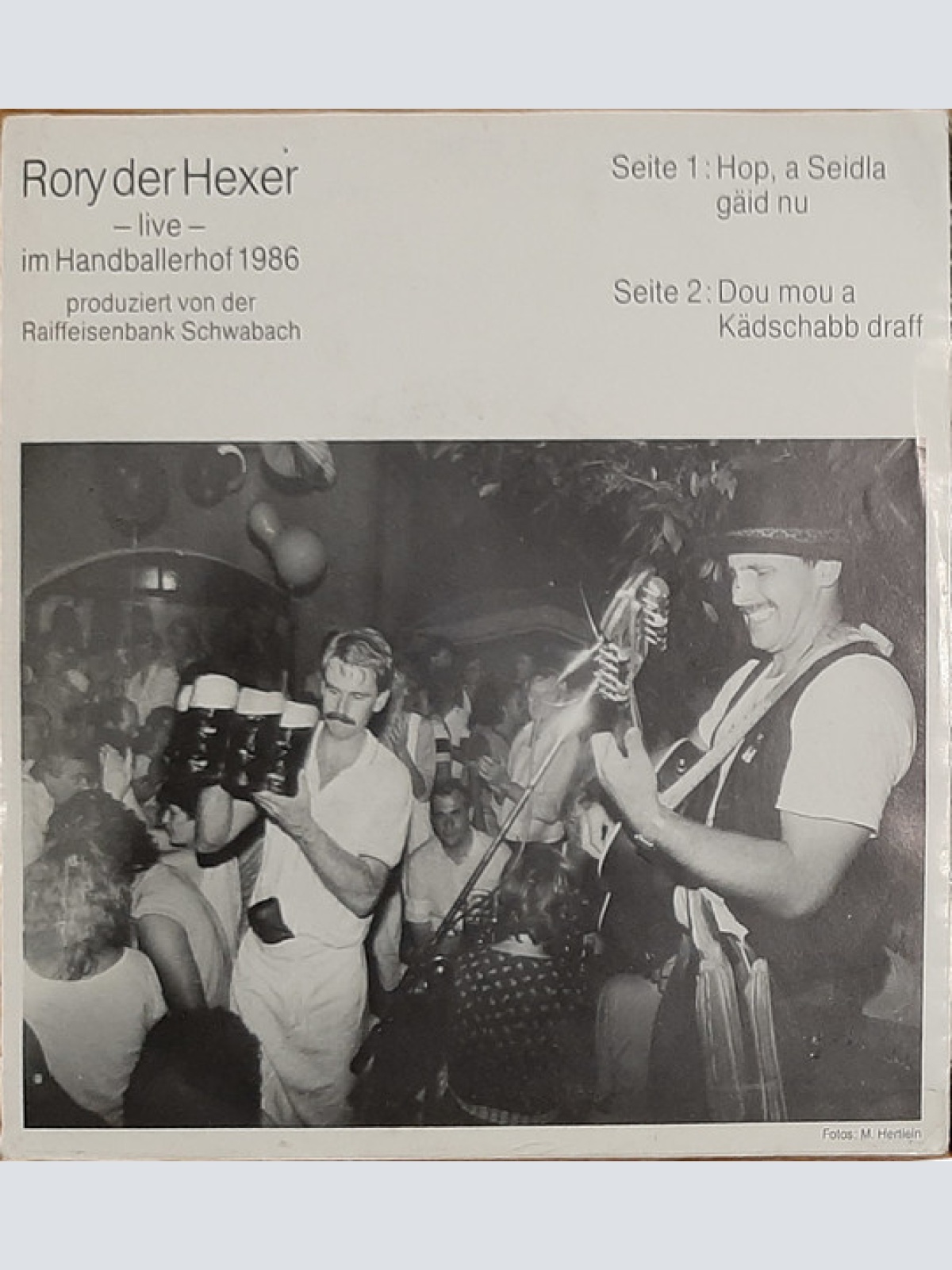 Vinyl / Rory Der Hexer - -- live-- im Handballerhof 1986