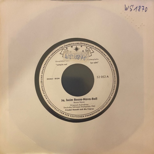 Vinyl / Friedel Hensch Und Die Cyprys - Ja, Beim Bossa-Nova-Ball