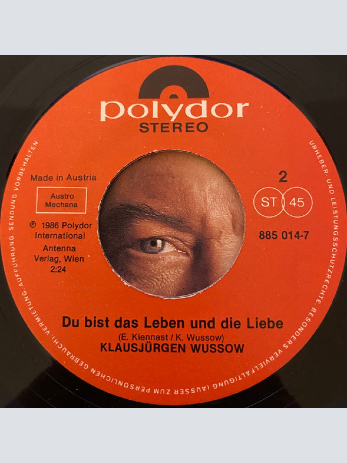 Vinyl / Klausjürgen Wussow - Geh Deinen Weg Allein