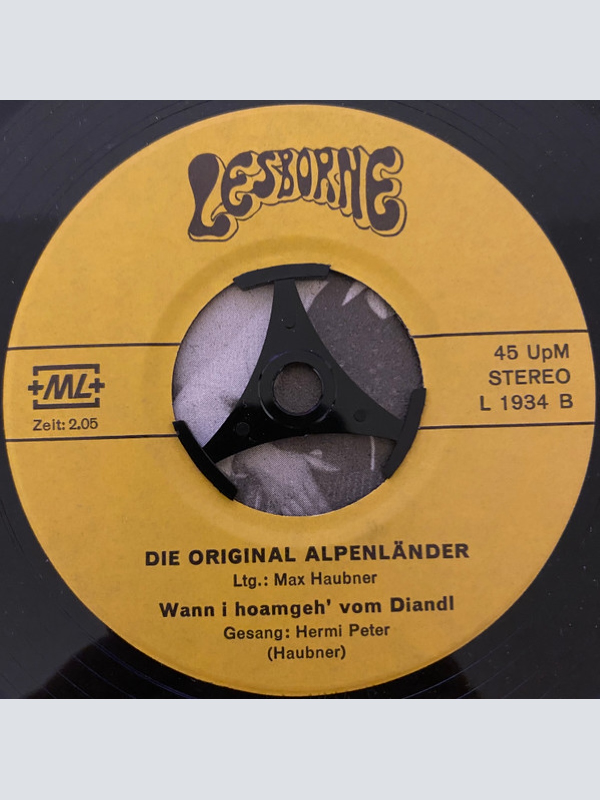 Vinyl / Original Alpenländer - Mit Schwung Und Heiterkeit / Wann I Hoamgeh' Vom Diandl