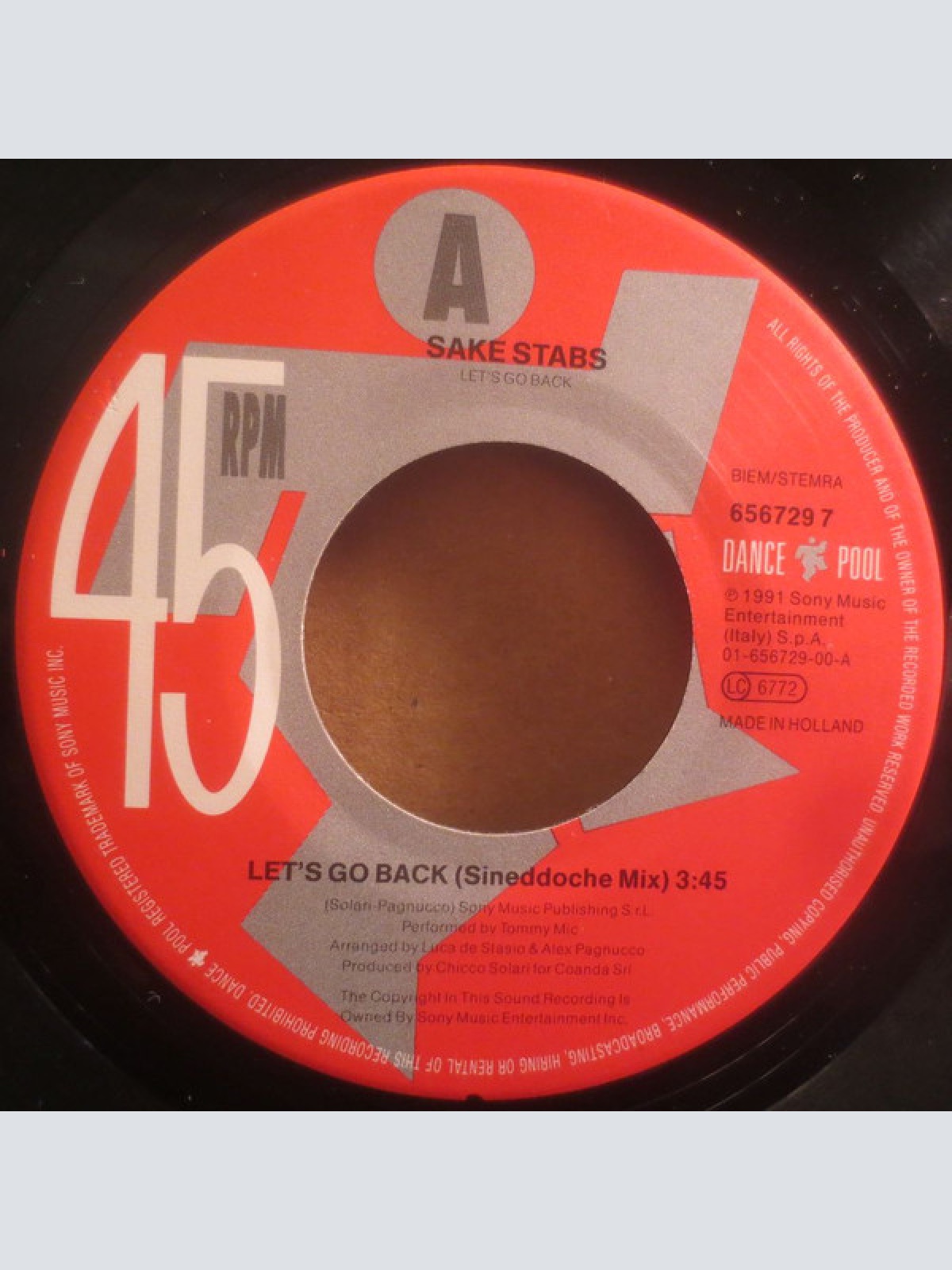 Vinyl / Sake Stabs - Let's Go Back