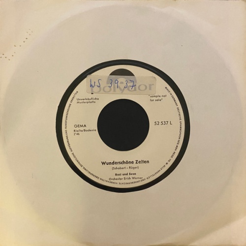 Vinyl / Rosi* Und Sven* - Wunderschöne Zeiten / Zwei Vagabunden