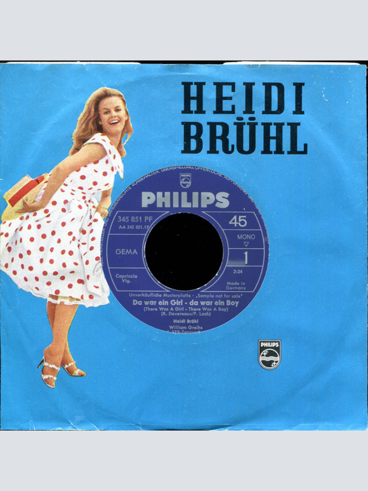 Vinyl / Heidi Brühl - Da War Ein Girl, Da War Ein Boy