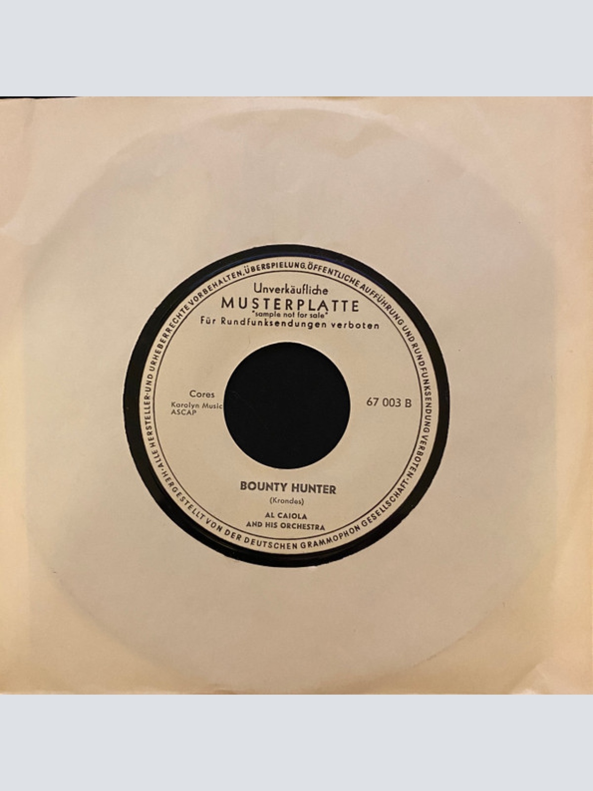 Vinyl / Al Caiola And His Orchestra - Bonanza