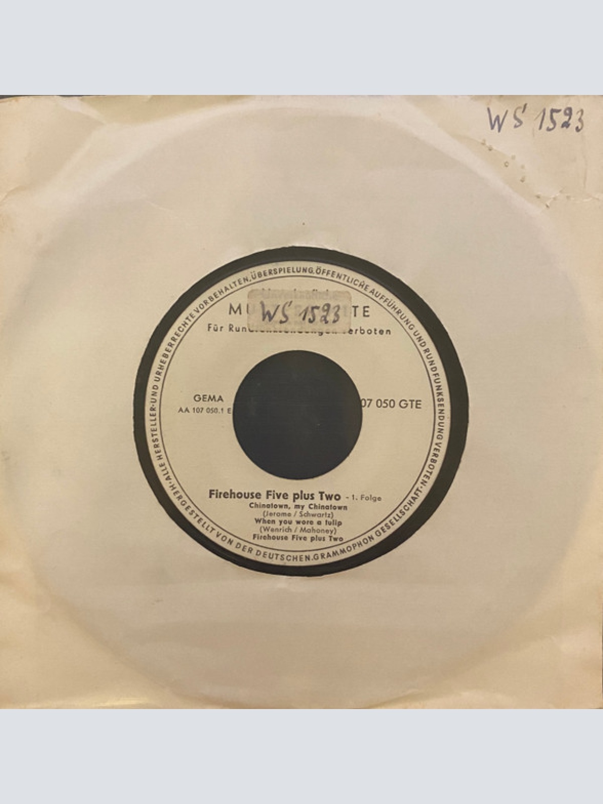 Vinyl / Firehouse Five Plus Two - Vol. 1