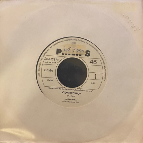 Vinyl / Alexandra (7) - Zigeunerjunge / Aus