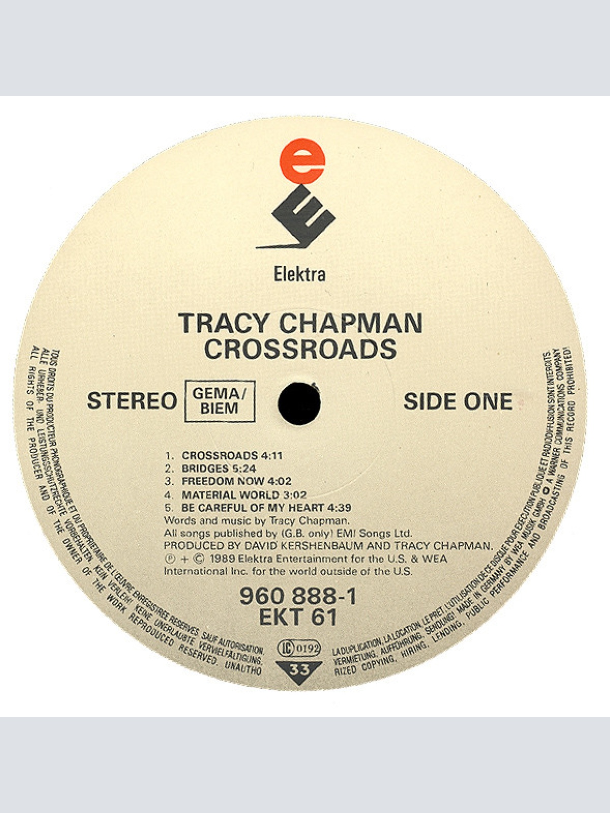 Vinyl / Tracy Chapman - Crossroads