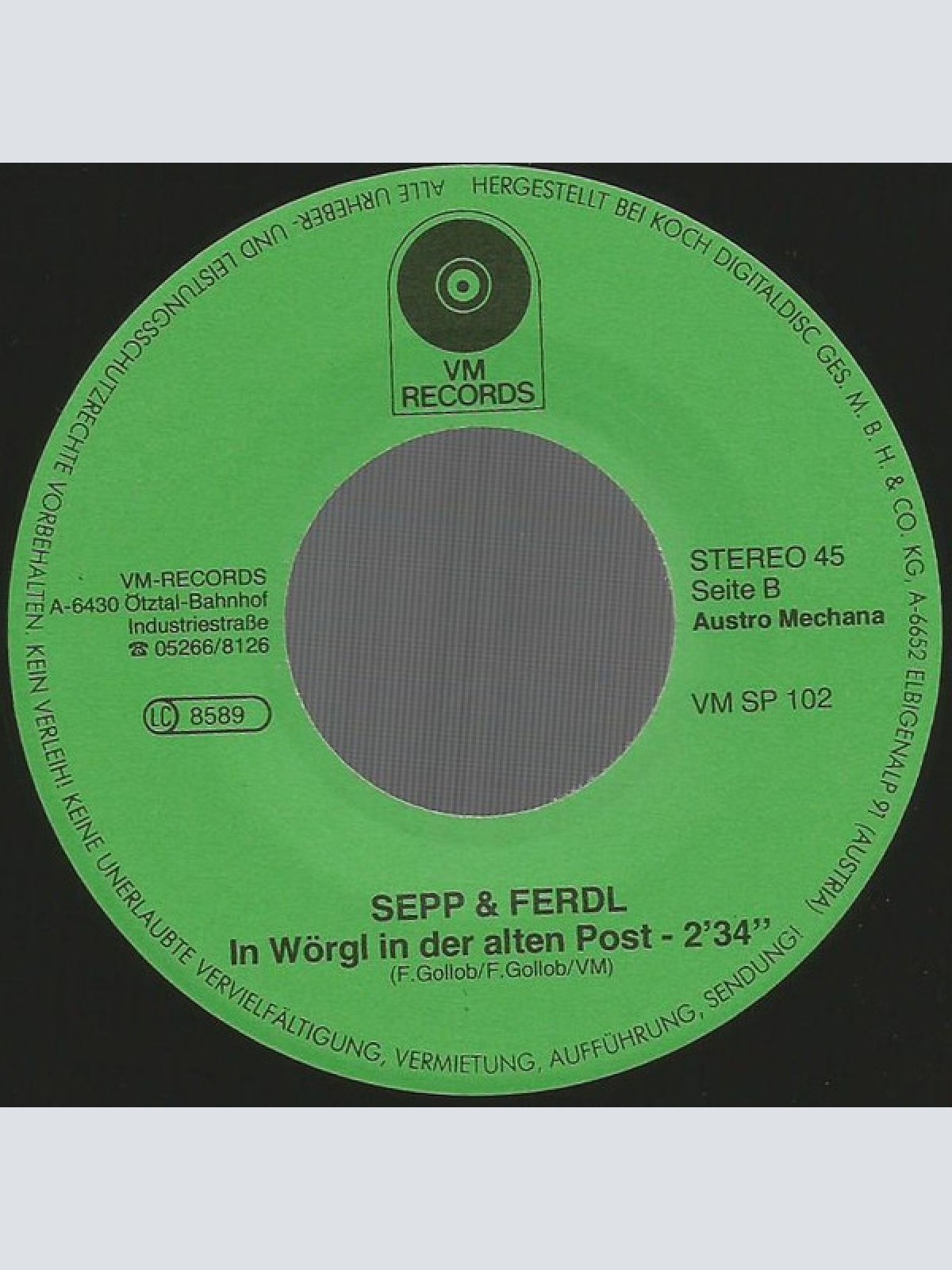 Vinyl / Sepp Und Ferdl* - Ja Im Tirolerland / In Wörgl In Der "Alten Post"