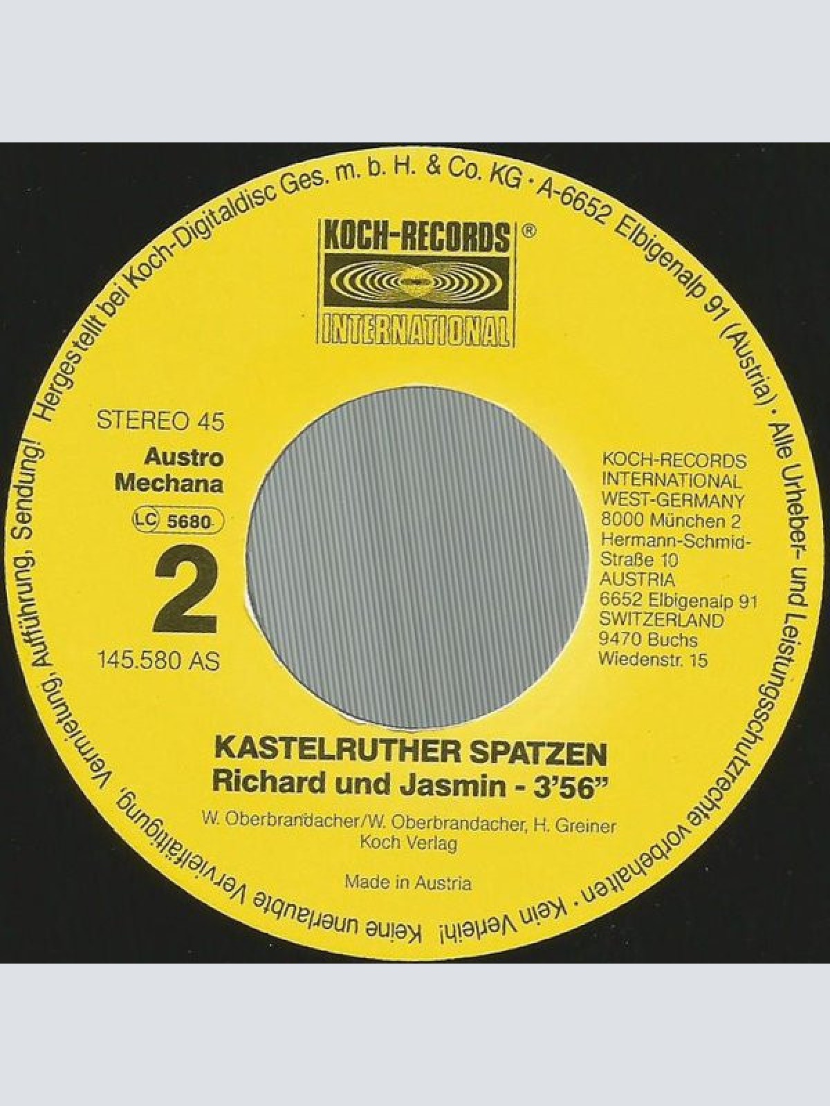 Vinyl / Kastelruther Spatzen - Die Größte Liebe