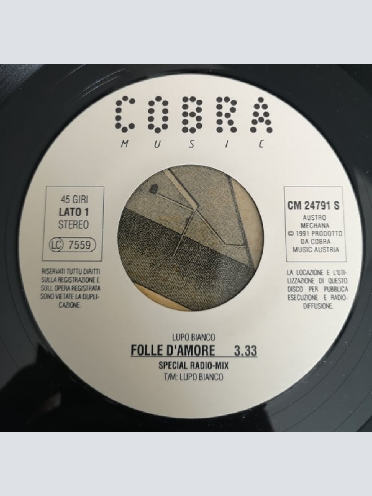 Vinyl / Lupo Bianco - Folle D'Amore